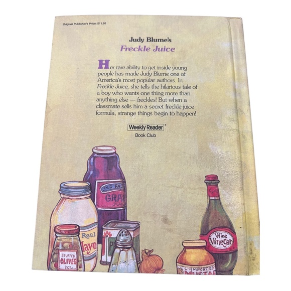 Judy Blume Book Freckle Juice - Picture 3 of 3